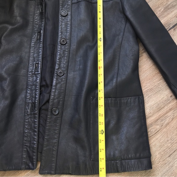 VERA PELLE authentic Italian leather women’s jacket. Size 48. Black. - Picture 9 of 16